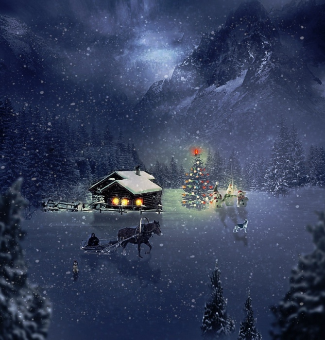Последняя ночь рождества. Ночь перед Рождеством. Зима перед Рождеством. Ночь перед Рождеством картинки. Украинская деревня ночью.