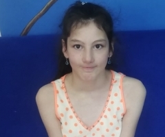 Жанна, 12 лет. Сирота из города Сокол. Приехала на обследование в Москву.