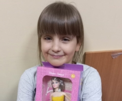 Риточка, 8 лет. Приехала на лечение из Смоленской области.