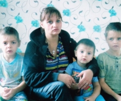 Обращаемся к Вам с просьбой о помощи. Елишева С.В., 4 детей.