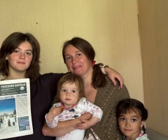 Мама одна воспитывает троих детей. Боловцова Т.Ю., 3 детей.