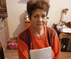 Дорога в Центральную Россию не прошла бесследно. Барабанова Л.А., одинокий инвалид.