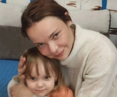 Ольга с дочкой Брониславой