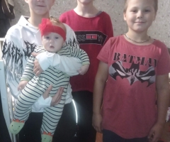 Мы остались совсем без денег. Евдакименко Н.И., 6 детей.