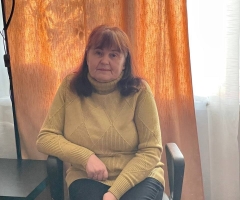 Не работает из-за сложного перелома. Гочарова А.Б., одинокая пожилая женщина с инвалидностью.