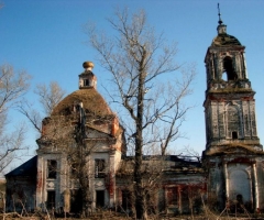 Никольский храм в селе Кудлей, Нижегородская область