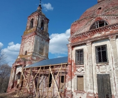 Никольский храм в селе Кудлей, Нижегородская область